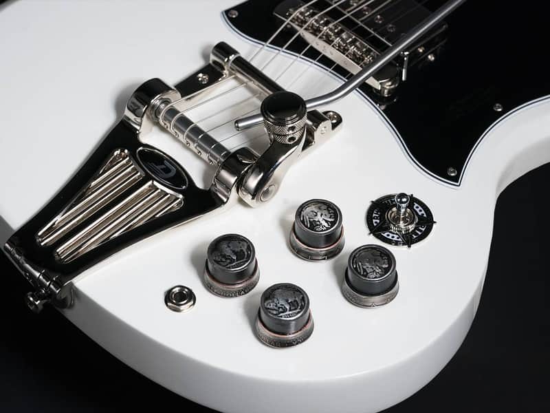Guitar Bling Dark Horse Indian/buffalo nickel with Kennedy half. 2017 black image 1