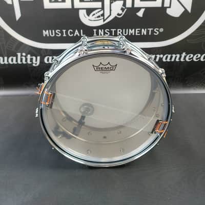 Pearl Ian Paice Signature Stainless Steel Snare Drum 6.5" × 14"(CLEARENCE) image 3