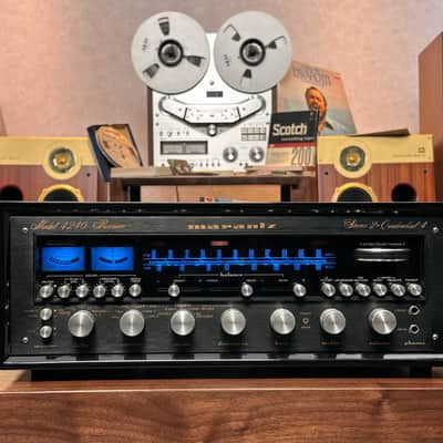Exl Marantz 4240 Receiver – FREE WOOD CASE - Vintage Quadraphonic 4-Channel, Serviced, 1-Yr WRT image 5
