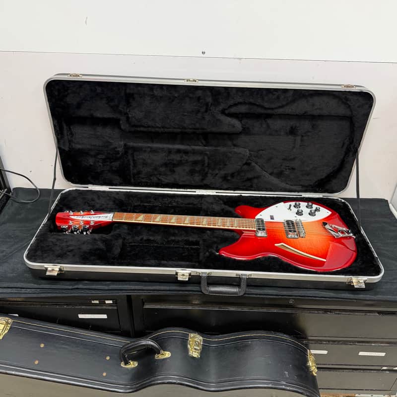 Used Rickenbacker 330/12 12-String Electric Semi-Hollow Body Electric Guitar Fireglo with Original Case 2007 USA image 1