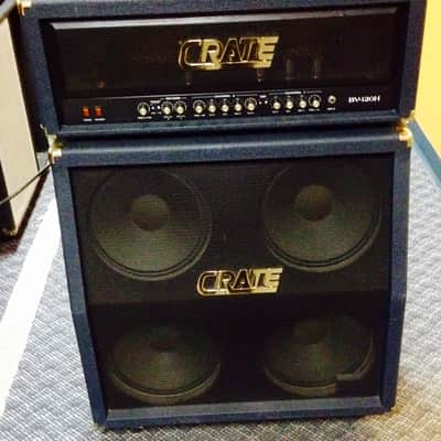 Crate Blue Voodoo BV-120H and BV412 4x12" Cab    Blue image 1