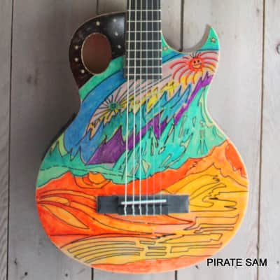 WASHBURN Festival CUSTOM ART Guitar - EACT42S Classical Thinline image 4
