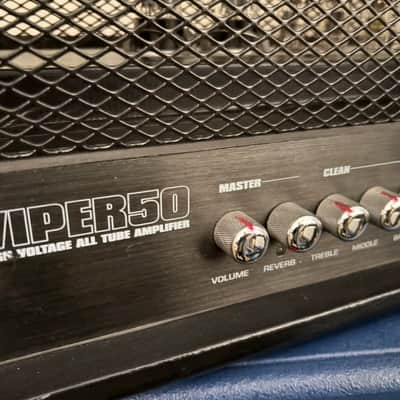 Ashton Viper 50 00s - Electric guitar valve amplifier head image 2