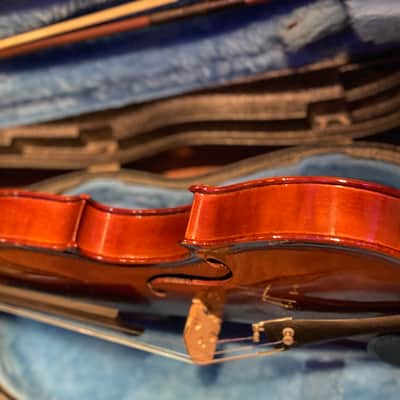 Josef Lorenz Luby (Schonbach) 4/4 Violin – Czechoslovakia w/ Case & Bow image 11