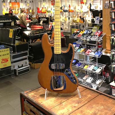 Fender Jazz Bass 3-Bolt with Maple Fretboard 1974 - 1983 - Mocha Brown image 1