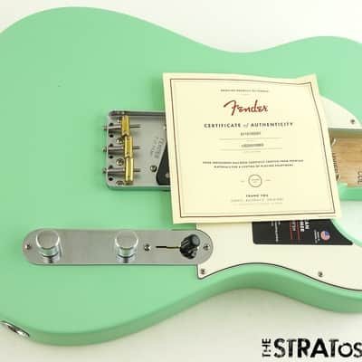Fender American Performer Humbucker Telecaster LOADED BODY Satin Surf Green. image 2