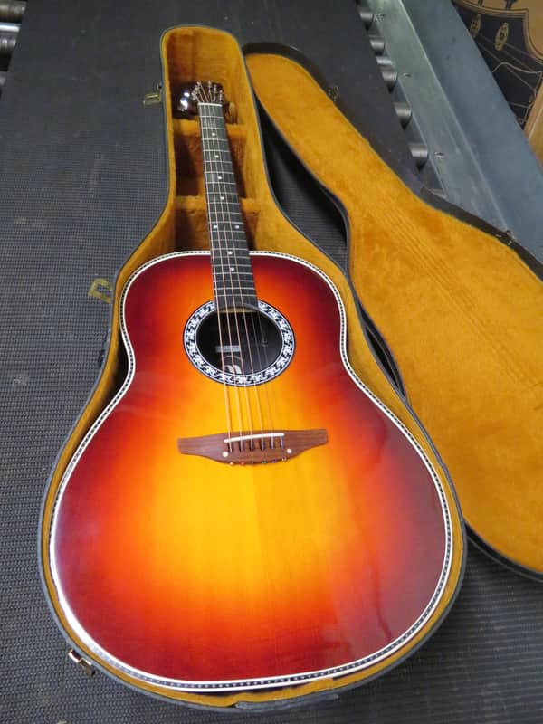 1978 Ovation Matrix 1132-1, Acoustic Guitar, Cherry Sunburst W