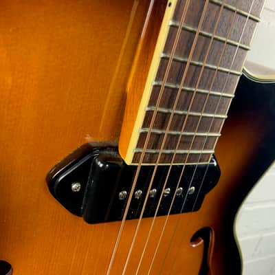 Alvarez AD65CE Archtop Acoustic Electric P-90 Pickup w/ Case image 11
