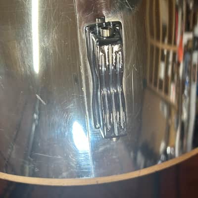 Ludwig 6 1/2" deep X 14" head Snare Drum (3114-T-SD-4186) 90's - COW - Chrome Over Wood image 17