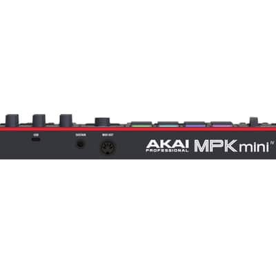 Akai MPK Mini IV Keyboard MIDI Controller (Black) image 3