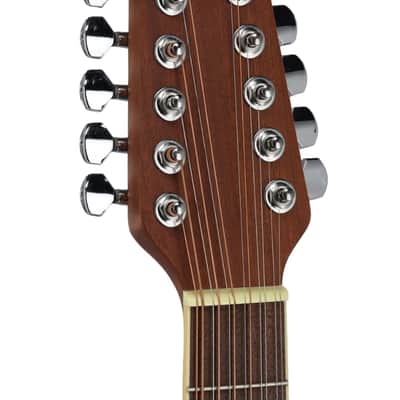 Ovation AB2412-5S Applause Standard Mid-Depth Cutaway 12-String Acoustic-Electric Guitar w/Gig Bag image 9