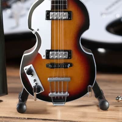 AXE HEAVEN Paul McCartney Original Violin Bass MINIATURE Guitar Display Gift image 10