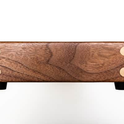 Custom made Hardwood Pedalboard Large 600x150x50mm image 10