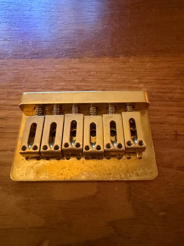 Charvel Jake E. Lee Brass Hardtail Bridge 80s - Brass image 1