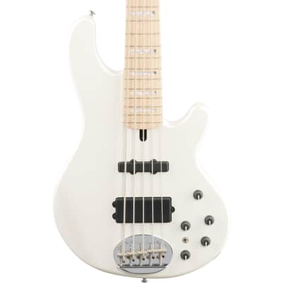Lakland Skyline 55-02 Custom Maple Fretboard Bass Guitar, White Pearl, Open Box (Very Good) image 1