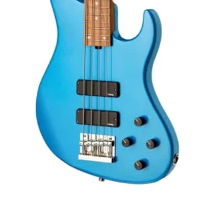 Sadowsky MetroExpress 24-Fret Modern Bass, Morado Fingerboard, 4-String - Solid Ocean Blue Metallic High Polish image 4