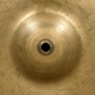 14" Zildjian A 1940s-1950s Trans Stamp Sizzle Hi-Hat Cymbal Pair 554g/722g *Video Demo* image 6