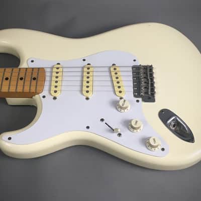 LEFTY! Vintage Fender ‘57 Reissue Strat ST-57LEX2 Custom Color Olympic White Blonde NOS Relic Stratocaster 7.1 lb HSC image 15