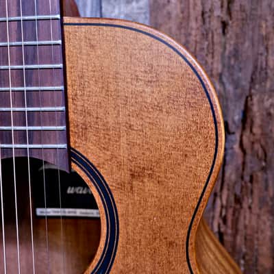 LAG Bluewave TBW1TE-BRW - Travel Guitar - Vintage Brown image 6