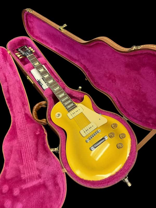 ギター Gibson Les Paul Reissue 1992 / Gold Top Gibson Les Paul Goldtop Pre-Historic Reissue 1990 - 1992 | Reverb