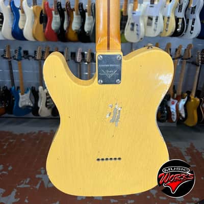 Fender   Custom Shop 2018 Limited 51 Hs Telecaster Relic Antique Nocaster Blonde image 8