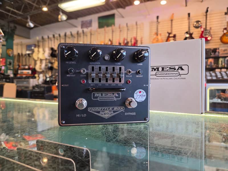 Mesa Boogie Throttle Box EQ Overdrive Pedal 2010s - Black image 1