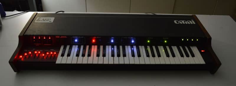 Vintage ARP Omni Keyboard Synthesizer Overhauled with LED Sliders image 1