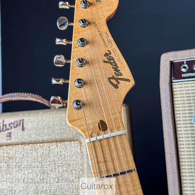 2020 Fender 65 Stratocaster Closet Classic Roasted Ash Natural image 9