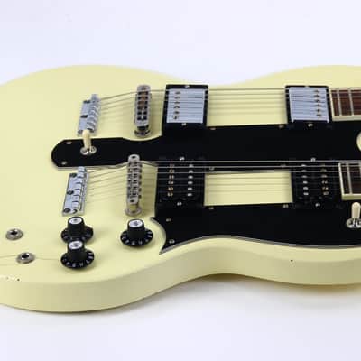 Gibson Custom Don Felder AGED EDS-1275 Double Neck HOTEL CALIFORNIA Guitar in White | MINTY w/ TAGS! image 21