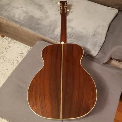 Santa Cruz Guitar Co. | OM Custom | Brazilian Rosewood & Tunnel 13 Redwood | Serial No. 4741 | Nitrocellulose image 10