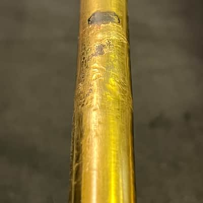 VINTAGE 1960s King 2B Liberty Straight Tenor Trombone image 17