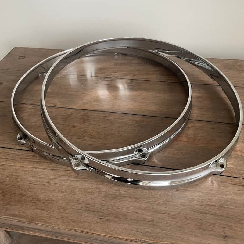 Gretsch 12 inch (5 lug) diecast hoops - vintage (round badge / SSB) image 1