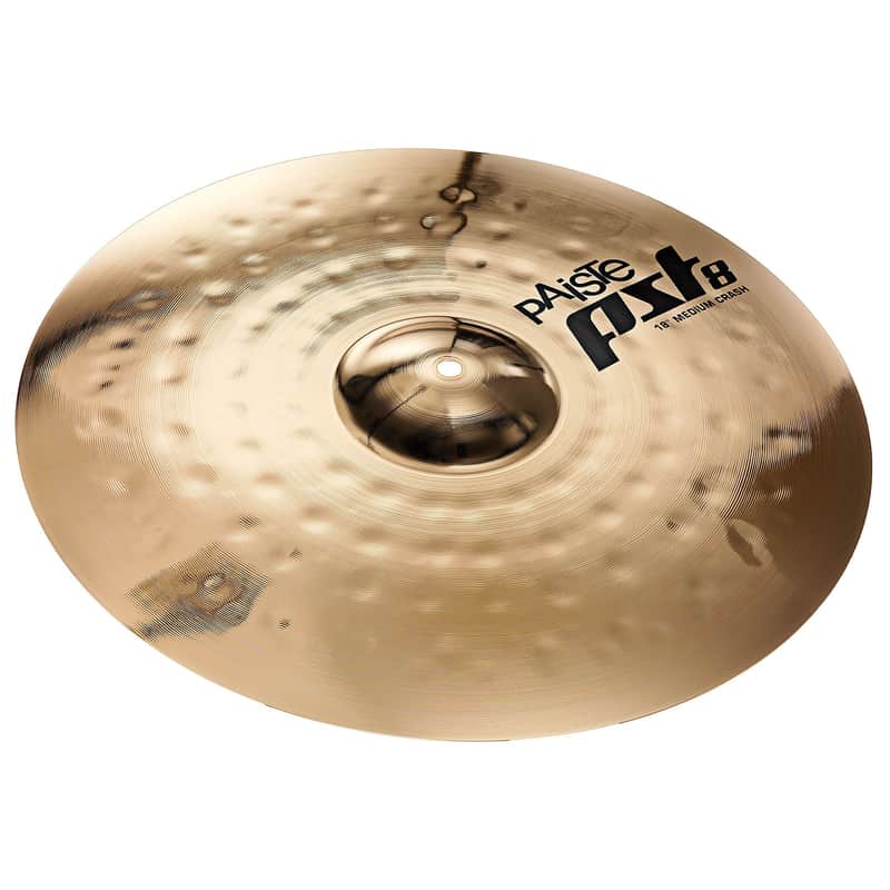 Paiste 18" PST 8 Reflector Medium Crash Cymbal image 1