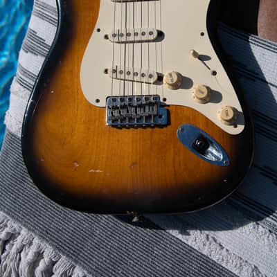 1987 Fender American Vintage Reissue 1957 Stratocaster - 100% Natural Ultimate Road Warrior MOJO - Pro Set Up w Perfect Frets/Action/Intonation! image 3