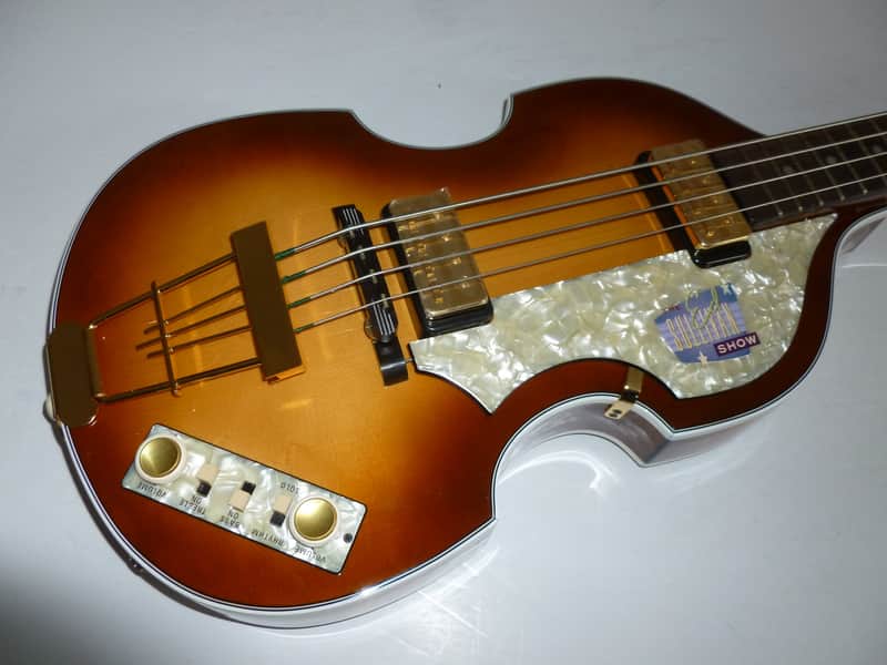 Hofner Limited Edition 1962 Ed Sullivan Show Electric Beatle Violin Bass 2014 Sunburst image 1