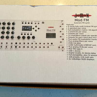 Jomox Mod FM - 8-Voice Eurorack FM Synth 2023 - Silver image 5