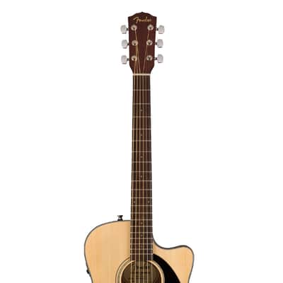 Fender CC-60SCE Concert A/E Guitar - Natural w/ Rosewood FB image 4