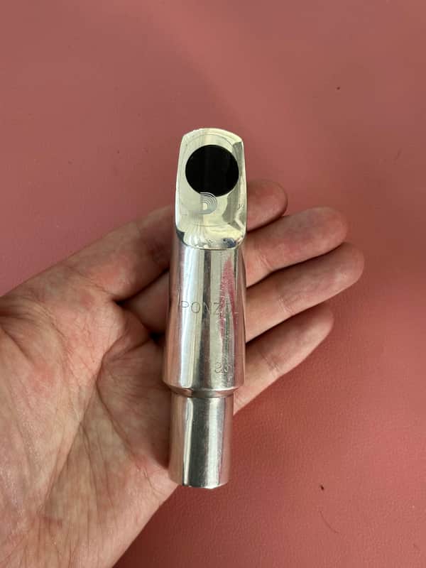 Ponzol/RIA Metal Tenor Sax Mouthpiece - 0.095! image 1