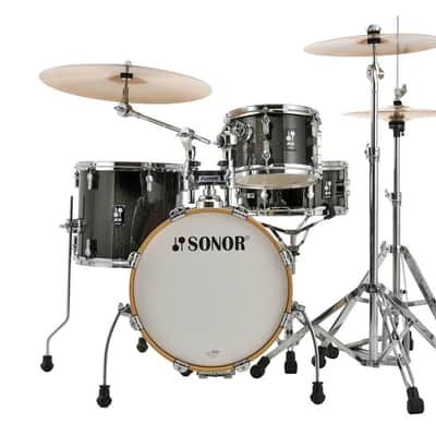 Sonor AQX Jungle Set - Black Midnight Sparkle (AQX-JUNGLEWMBMS) image 4