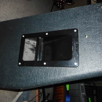 Marshall 1960A 4x12" Angled Guitar Speaker Cabinet 1977 Black image 3