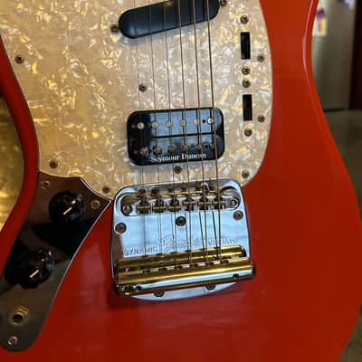 Fender Kurt Cobain Mustang Left-Handed 2012 - 2014 - Fiesta Red image 3