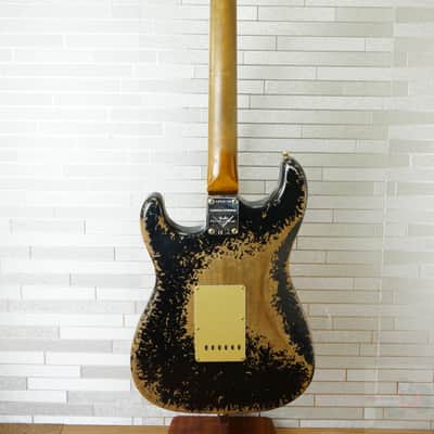 Fender Custom Shop 2025 LTD Roasted Bighead 1966 Stratocaster Super Heavy Relic - Aged Black image 16