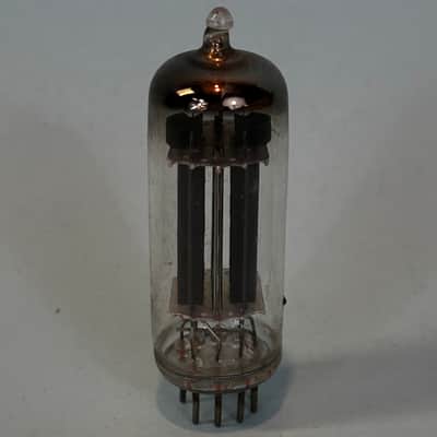 RCA 6CG7 6FQ7 Vintage Gray Plate Halo Getter Tube! T430 image 4