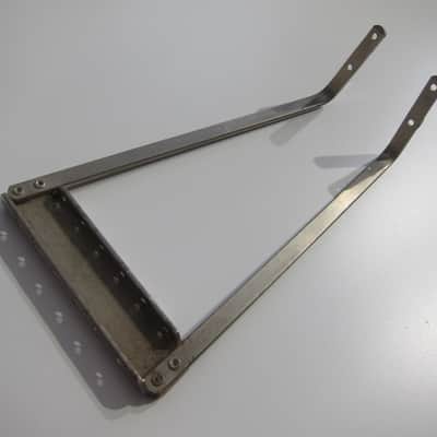 Harmony & Silvertone Flat Top Guitar Tailpiece Authentic Vintage Part Circa-1950s-1960s-Nickel Silver image 4