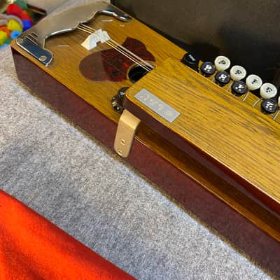 Taisho Goto - Nagoya harp.  Keyed lap steel like Japanese instrument with soft image 14