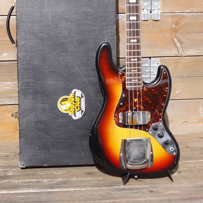 Maya 4 String Bass 1970's - Sunburst image 2