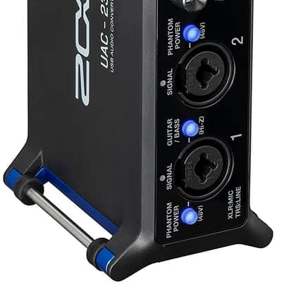 Zoom UAC-232 Audio Converter with 32-Bit Float, Audio Interface, High-Quality Preamps, 2 XLR/TRS Combo Inputs, Headphone Outputs, 192 kHz Sample Rate, For Music & Streaming image 5