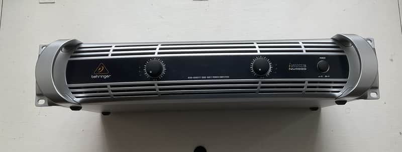 Behringer iNUKE NU1000 Power Amplifier 2010s - Metal image 1