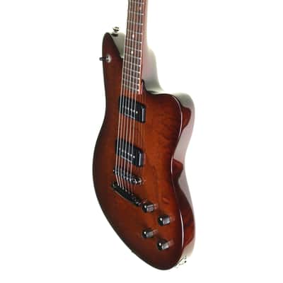 Fender Limited Edition Toronado CT P90 Electric Guitar, Bubinga, Tobacco Sunburst image 8