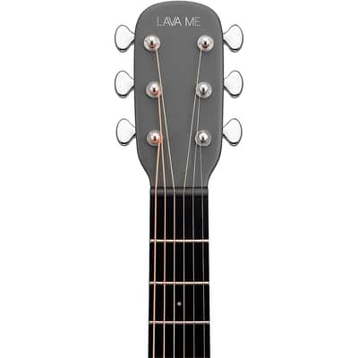LAVA MUSIC LAVA ME 4 Carbon Fiber 38" Acoustic-Electric Guitar With Airflow Bag - Regular Space Grey image 5